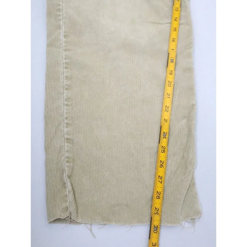 VTG Levis 90's SilverTab Pants Mens 32x30 Beige Corduroy Cargo Baggy Skater READ